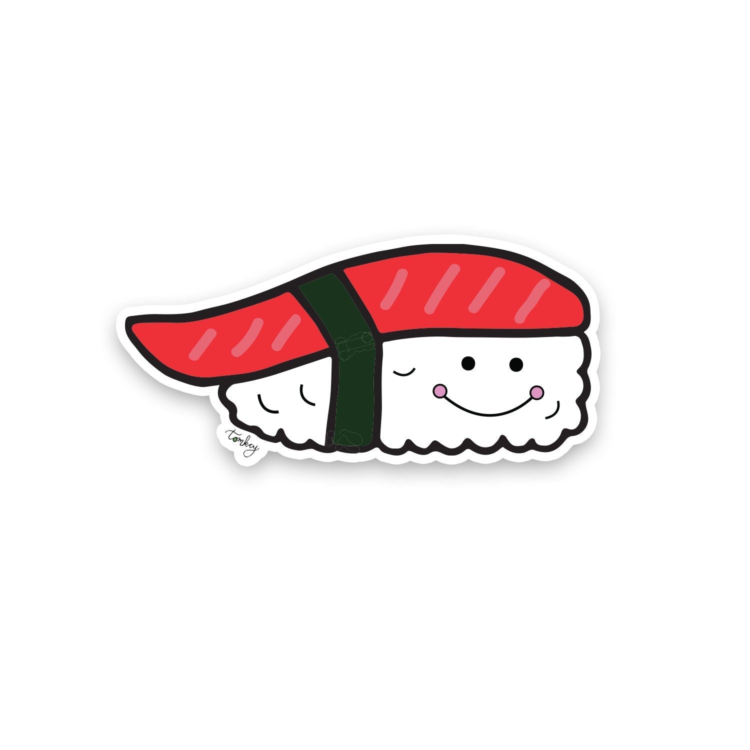 Tuna Sushi Vinyl Sticker