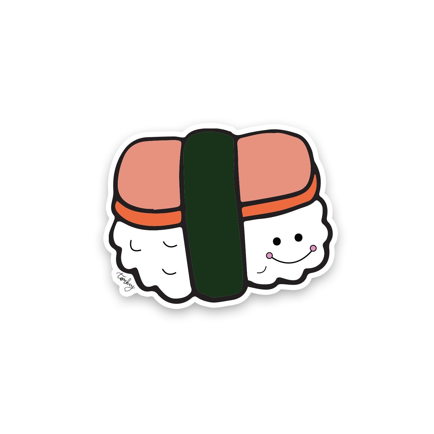 Musubi Vinyl Sticker